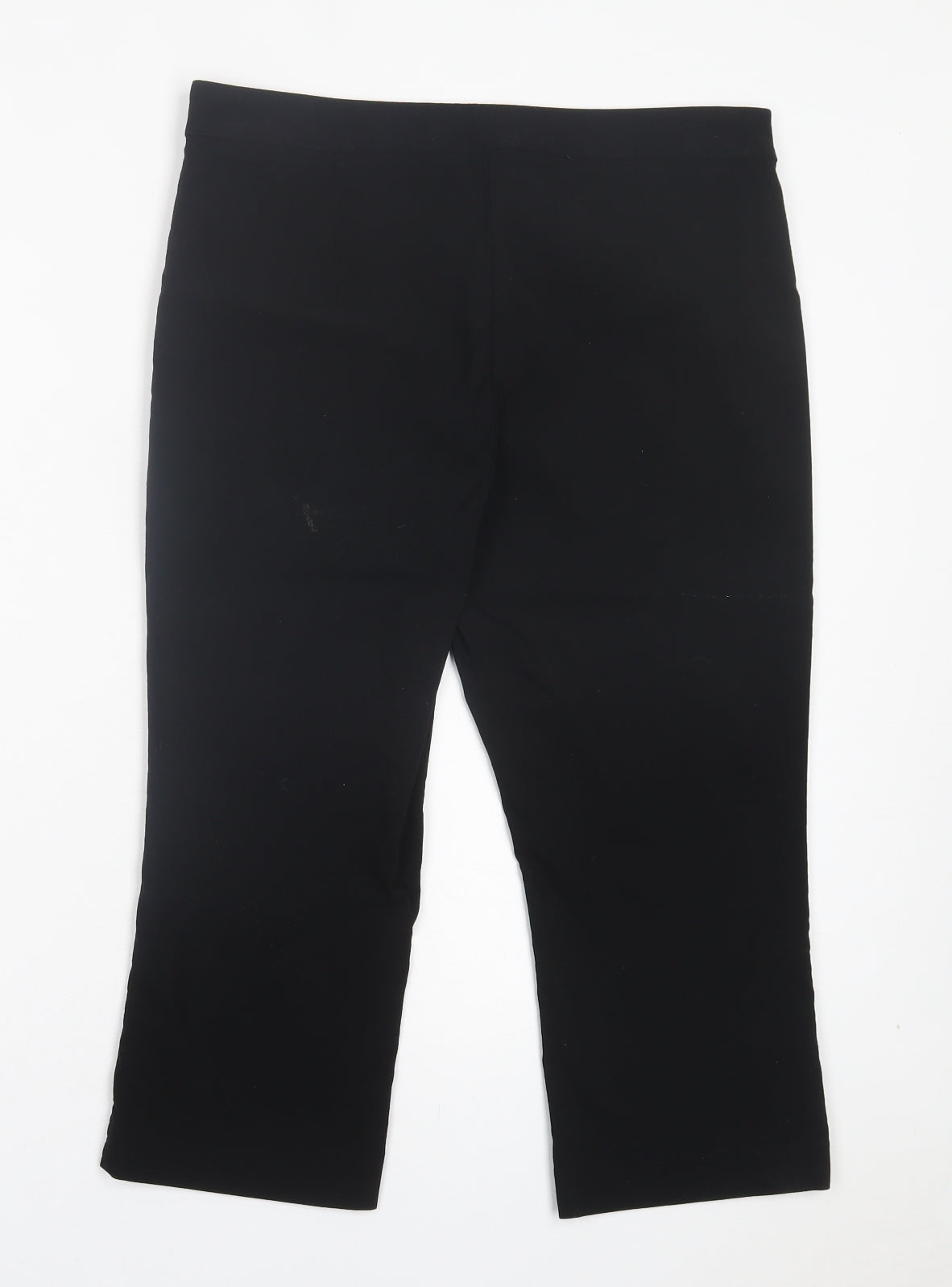 Papaya Womens Black Polyamide Bermuda Shorts Size 14 L18 in Regular Hook & Eye