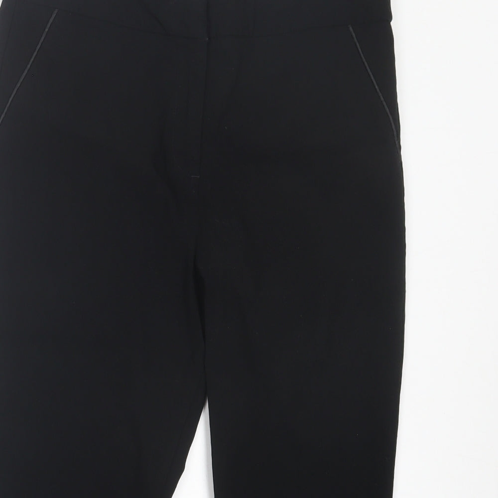 Papaya Womens Black Polyamide Bermuda Shorts Size 14 L18 in Regular Hook & Eye