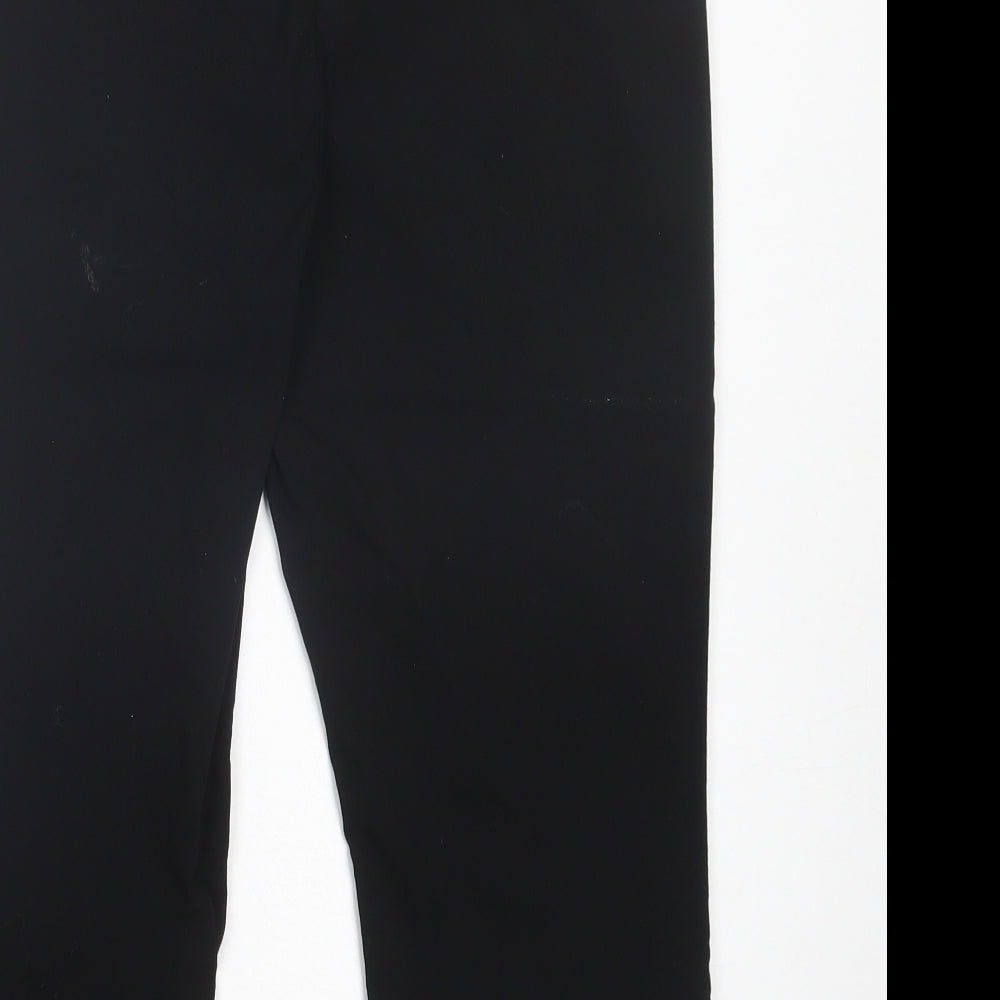 Papaya Womens Black Polyamide Bermuda Shorts Size 14 L18 in Regular Hook & Eye