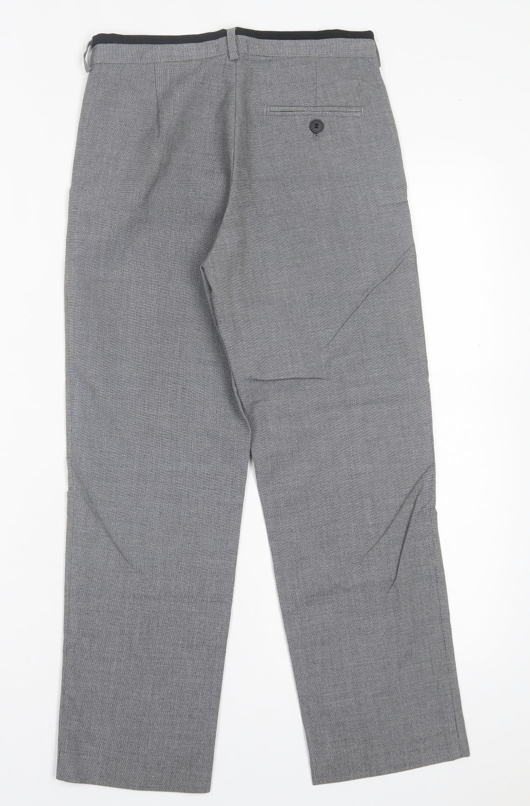 FlipBack Boys Grey Polyester Capri Trousers Size 10 Years Regular Button