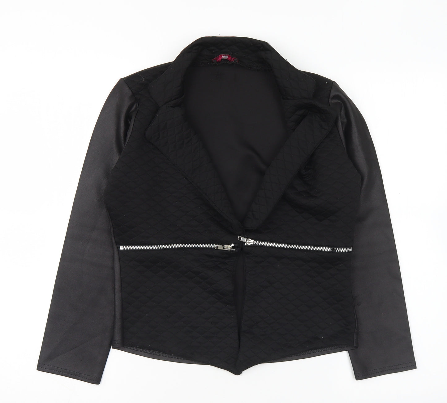 Missi London Womens Black Jacket Blazer Size 14