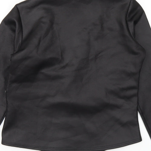 Missi London Womens Black Jacket Blazer Size 14