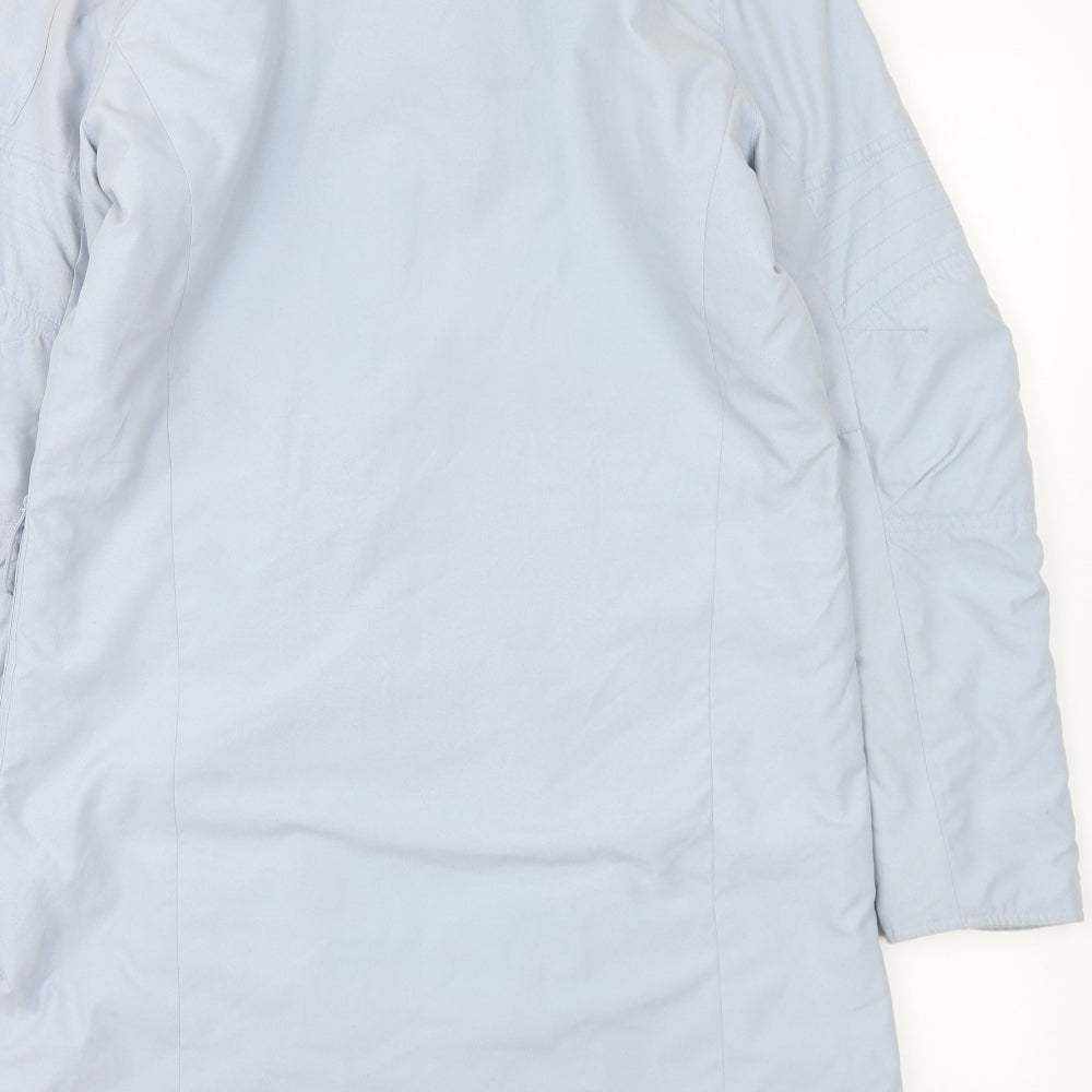 Tammy Girls Blue Parka Coat Size 15 Years Zip