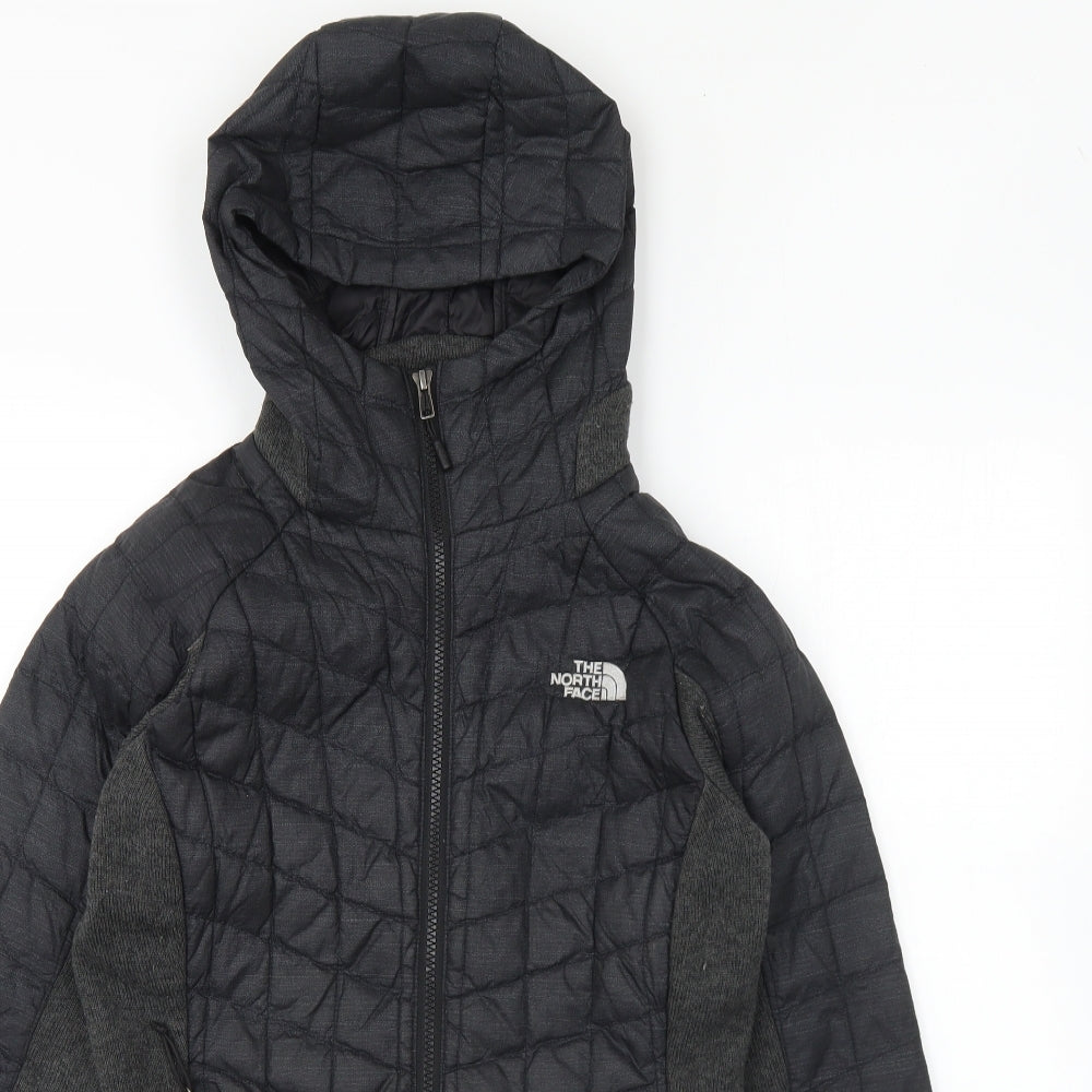 The North Face Womens Black Jacket Coat Size S Zip
