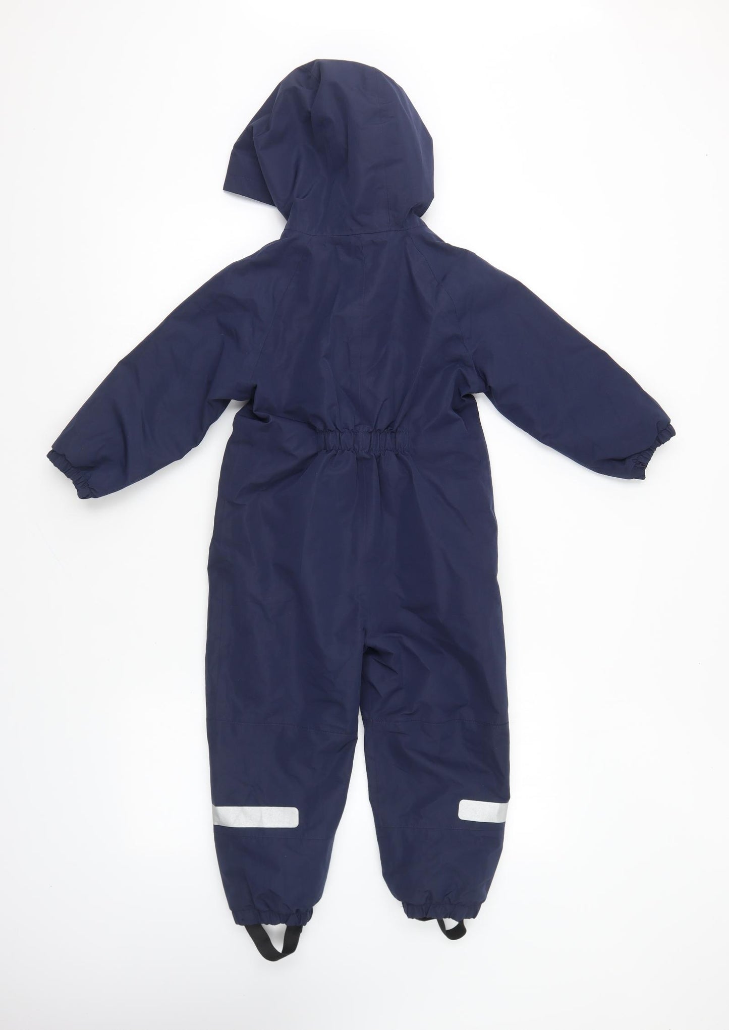 F&F Boys Blue Rain Coat Snowsuit Size 4-5 Years Zip