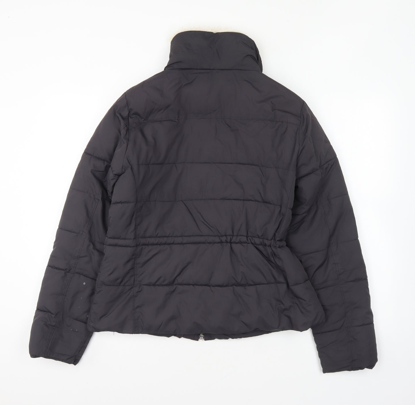 Gap Womens Grey Puffer Jacket Coat Size M Zip