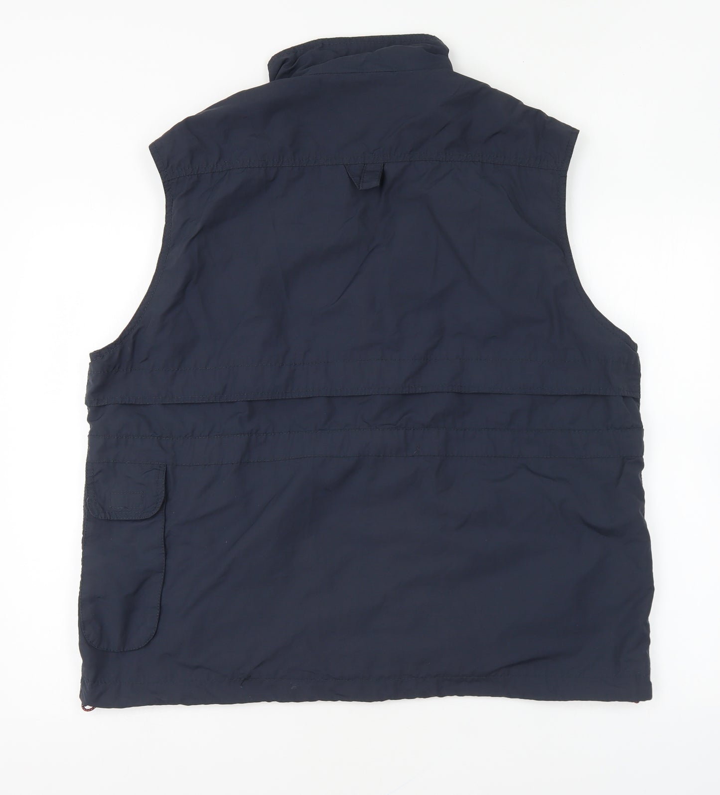 Maine Mens Blue Gilet Jacket Size XL Zip