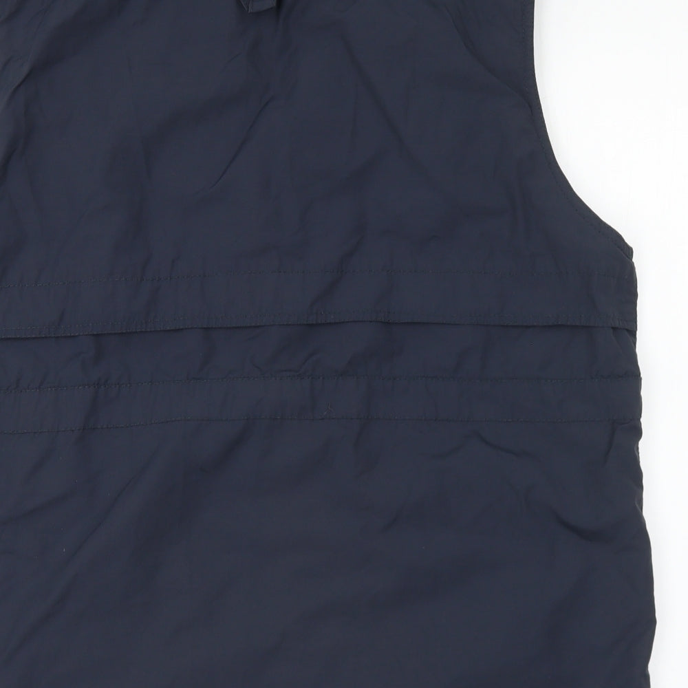 Maine Mens Blue Gilet Jacket Size XL Zip