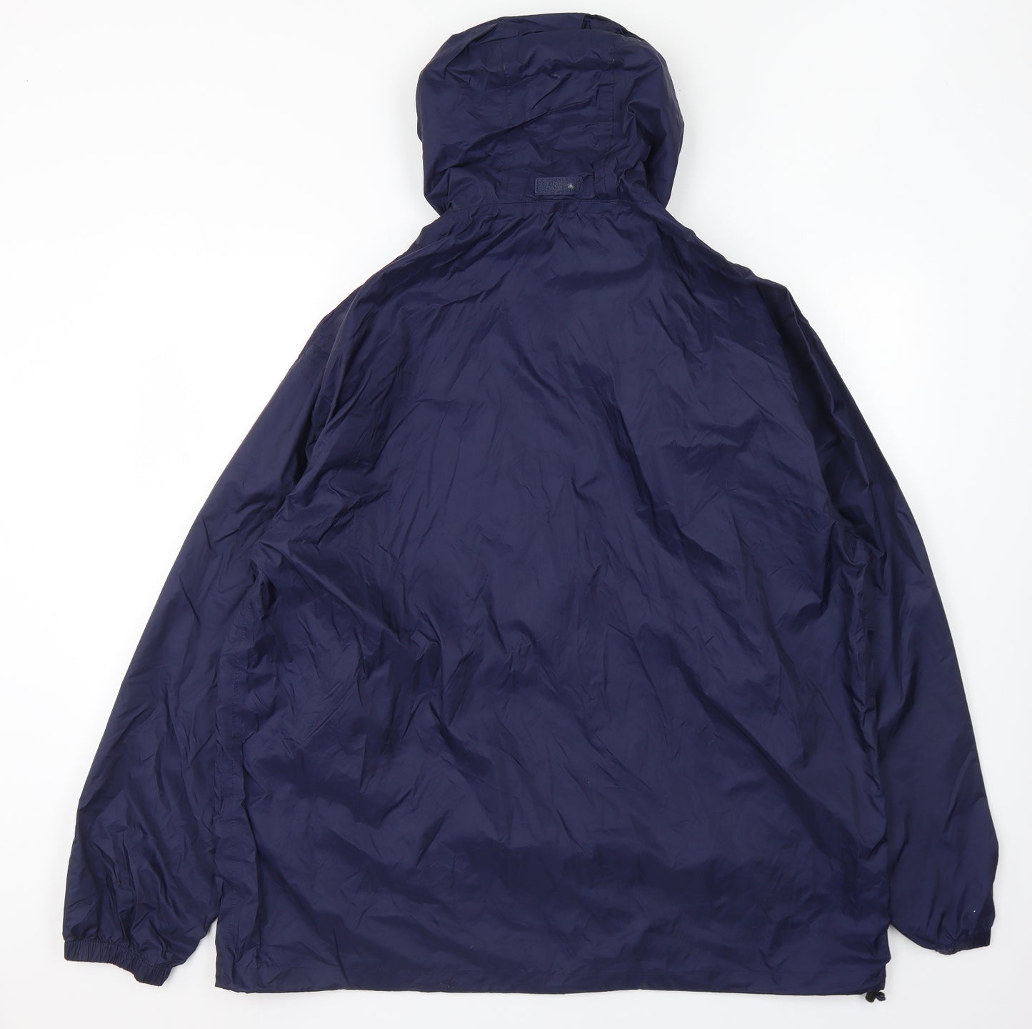Hi Gear Mens Blue Rain Coat Coat Size XL Zip