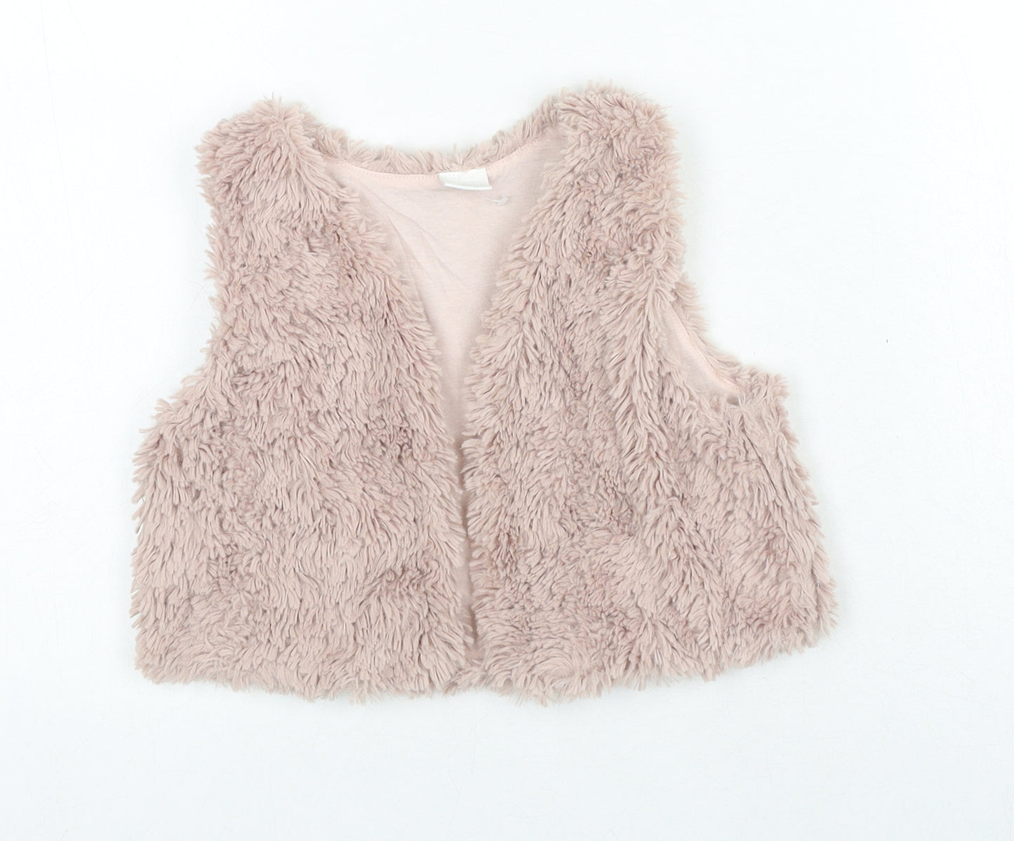 NEXT Girls Pink Gilet Jacket Size 5-6 Years