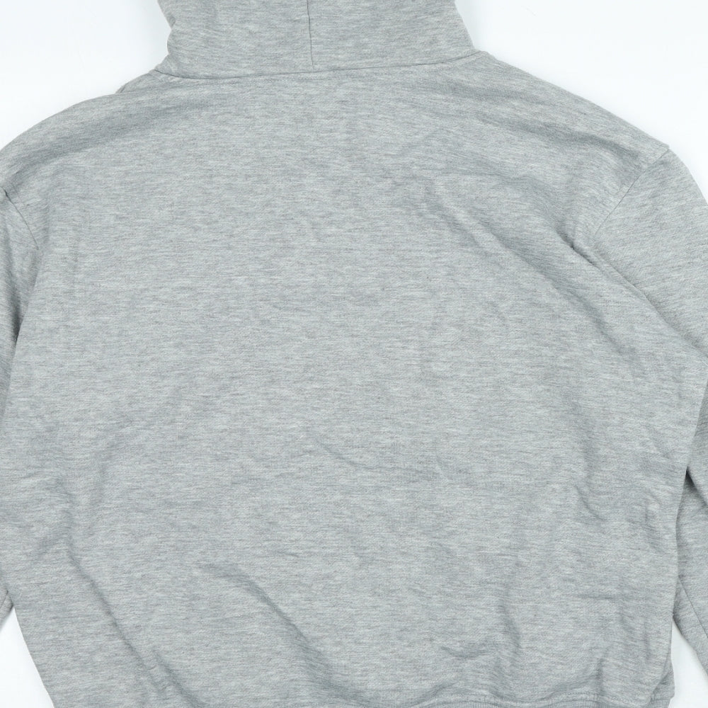Calvin Klein Mens Grey Cotton Pullover Hoodie Size L