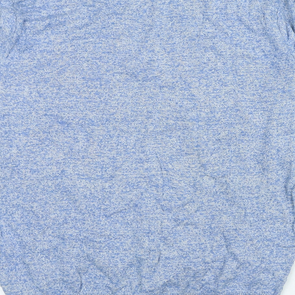 Cedar Wood State Mens Blue Crew Neck Cotton Pullover Jumper Size M