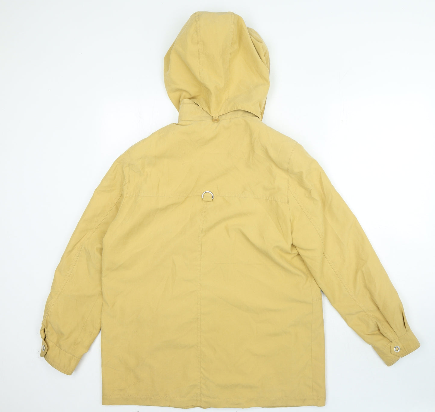 Lakeland Womens Yellow Windbreaker Coat Size 14 Zip