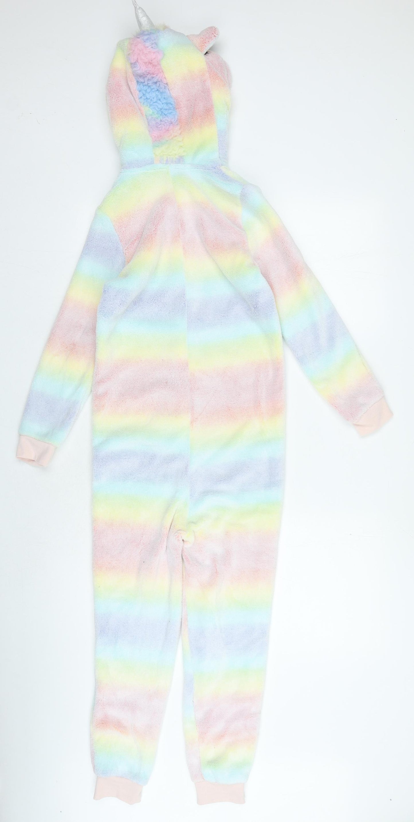 TU Girls Multicoloured Camouflage Polyester Top One Piece Size 10-11 Years Zip - Unicorn