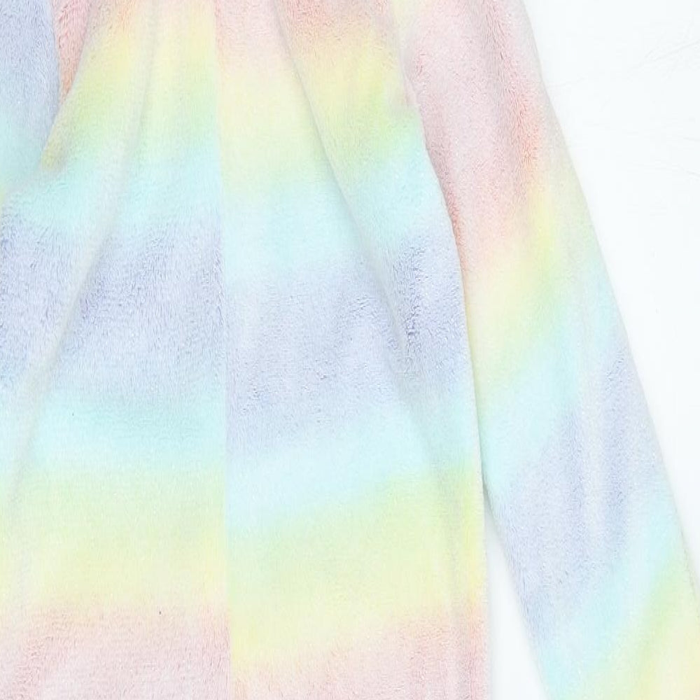 TU Girls Multicoloured Camouflage Polyester Top One Piece Size 10-11 Years Zip - Unicorn