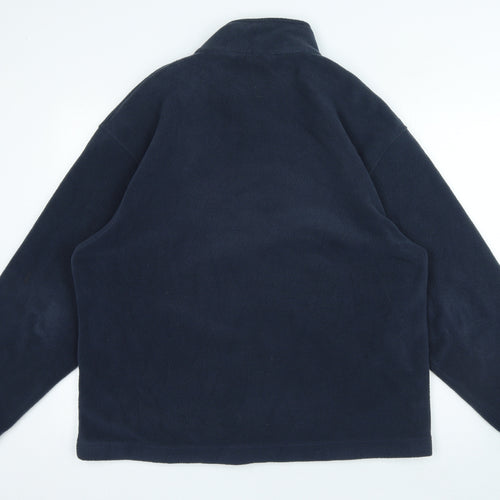 Essentials Mens Blue Jacket Size L Zip