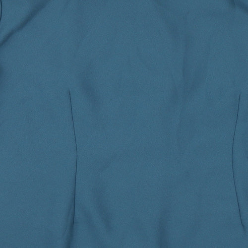 Classics Womens Blue Jacket Blazer Size 14 Button
