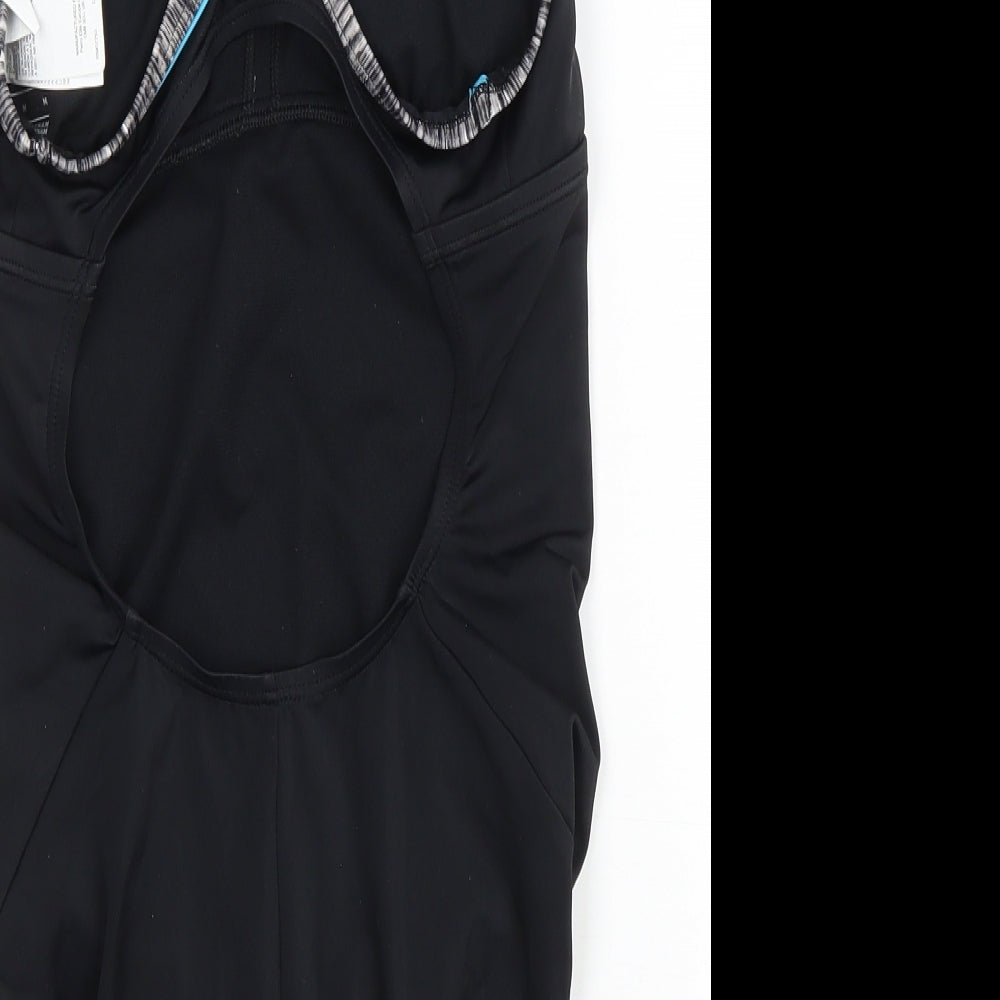 Nike Womens Black Polyamide One Piece Size M