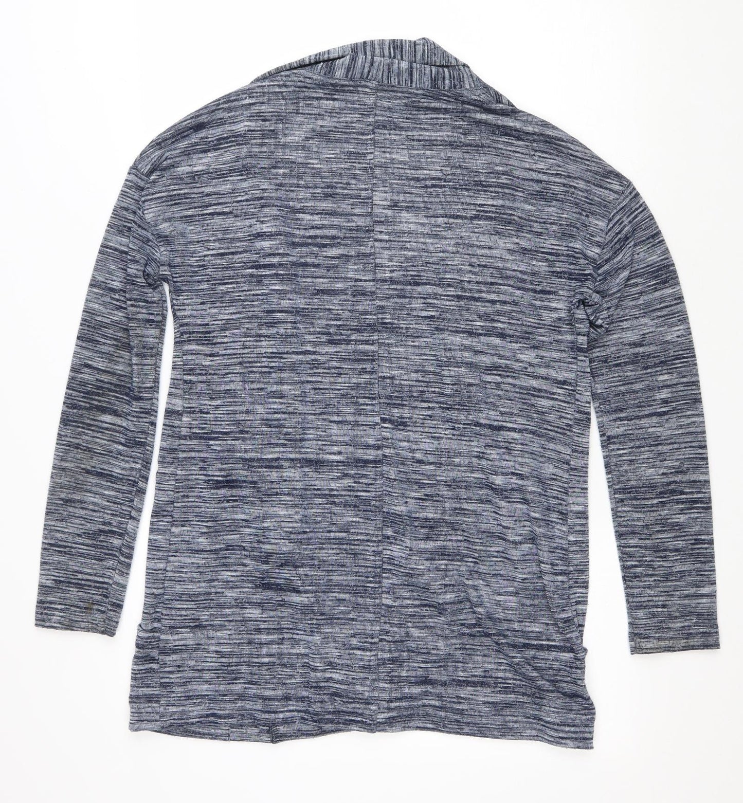 Marks and Spencer Womens Black V-Neck Polyester Cardigan Jumper Size 12
