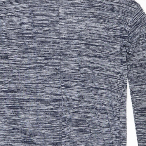 Marks and Spencer Womens Black V-Neck Polyester Cardigan Jumper Size 12