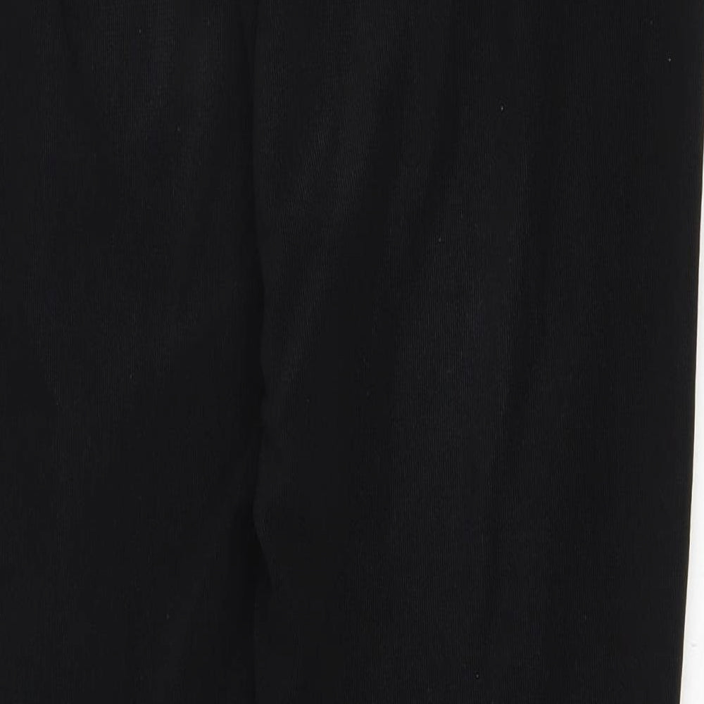 Morgan Jane Womens Black Polyester Trousers Size 14 L25 in Regular Drawstring
