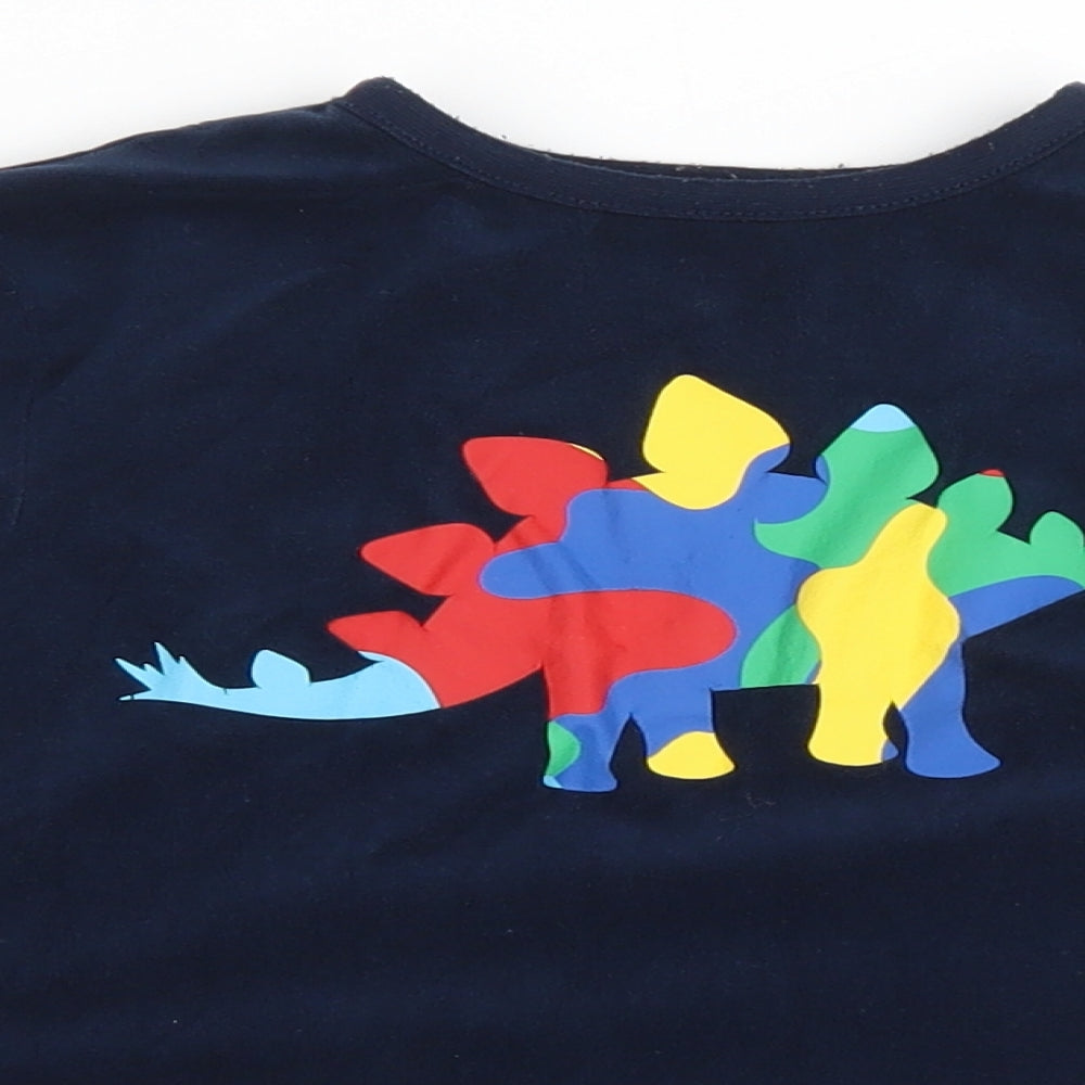 Primark Boys Blue Polyester Pullover Sweatshirt Size 5-6 Years Pullover - Dinosaur