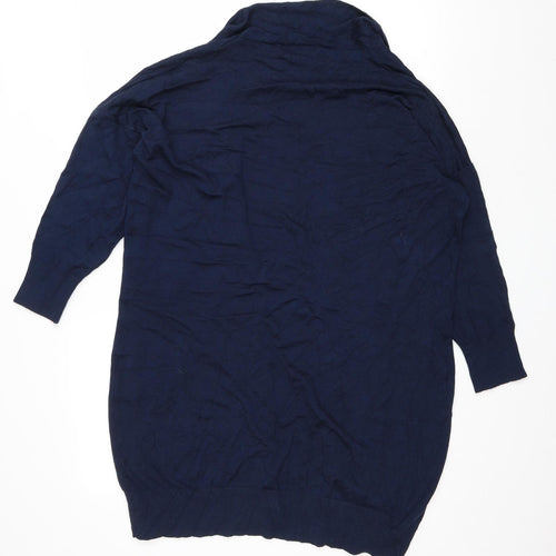 Originals Womens Blue V-Neck Viscose Cardigan Jumper Size M