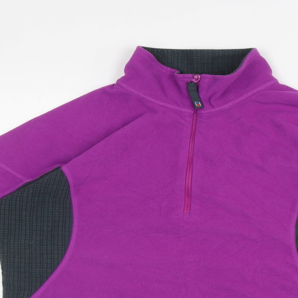 Berghaus Womens Purple Jacket Size 10 Zip