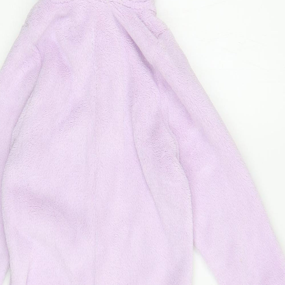 Matalan Girls Purple 100% Polyester Capri One Piece Size 2-3 Years Zip - Unicorn