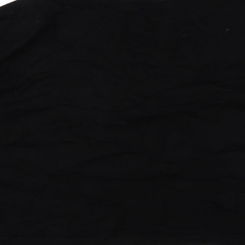 SC Womens Black Scoop Neck Viscose Cardigan Jumper Size 14 - Cropped