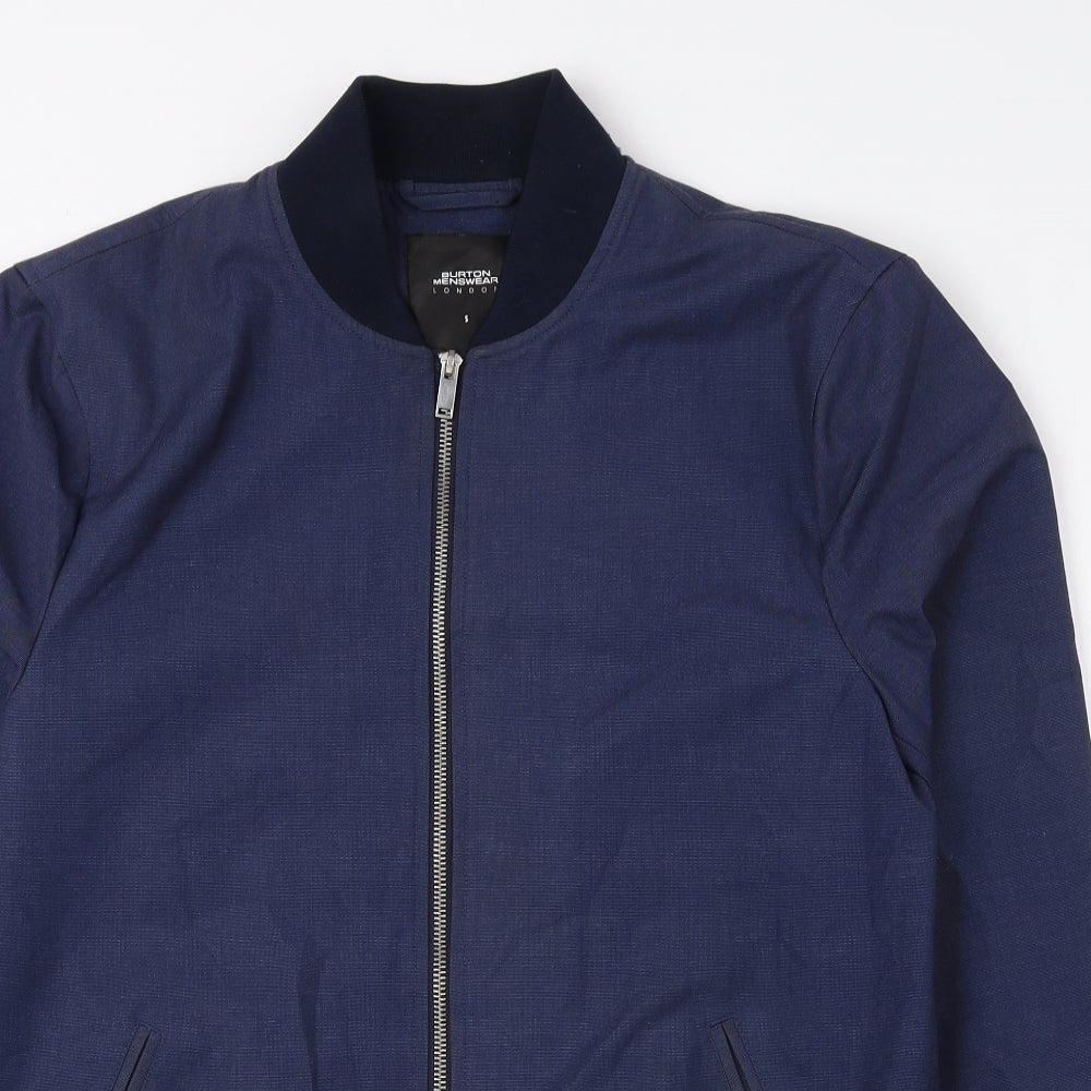 Burton Mens Blue Jacket Size S Zip
