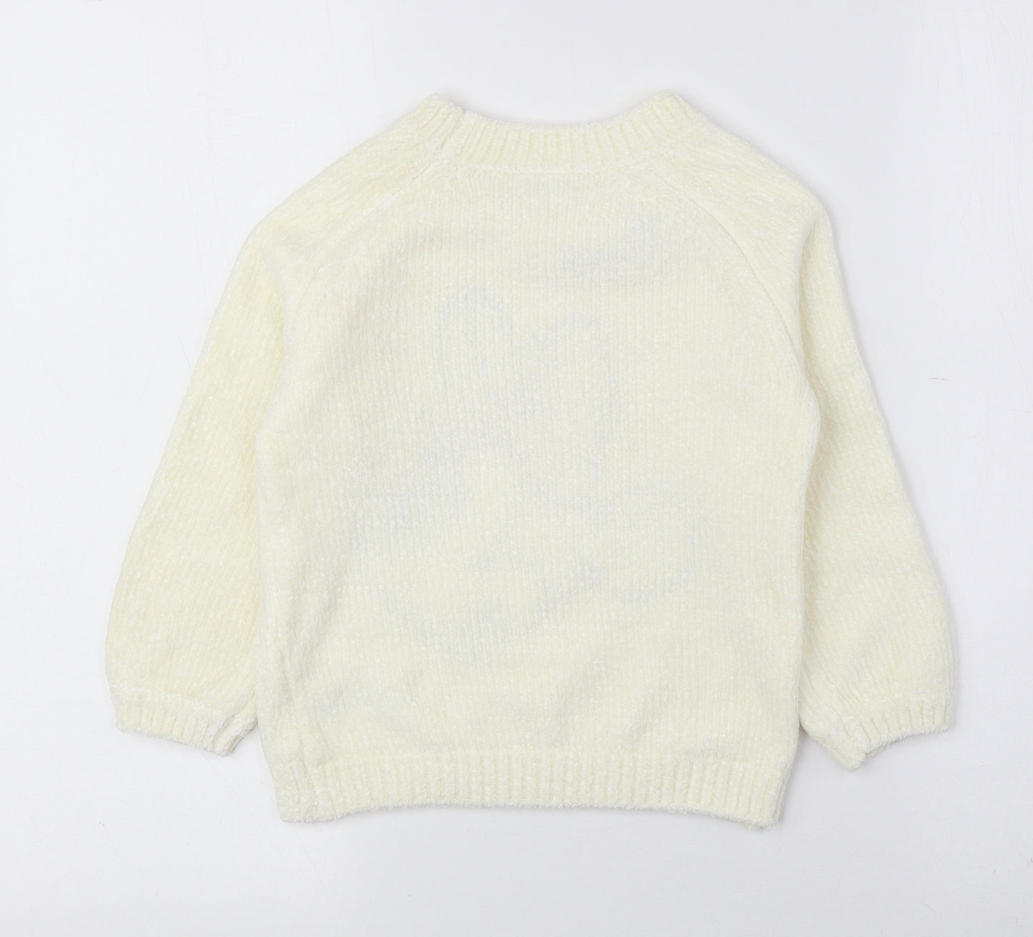 Disney Girls Multicoloured Mock Neck 100% Polyester Pullover Jumper Size 3-4 Years Pullover - Minnie Mouse