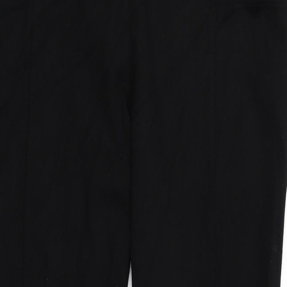 F&F Womens Black Viscose Jogger Leggings Size 16 L27 in