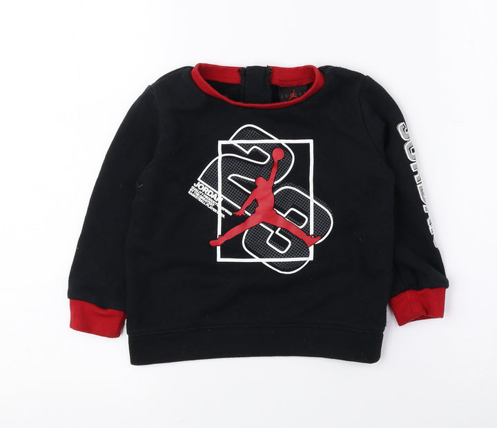 Jordan Boys Multicoloured Cotton Pullover Sweatshirt Size 2 Years Pullover