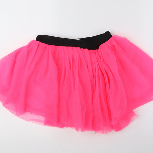 Red Star Girls Pink 100% Polyester A-Line Skirt One Size Regular Pull On - Tutu