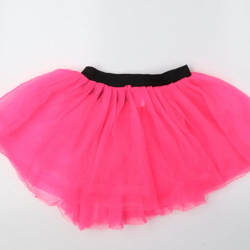 Red Star Girls Pink 100% Polyester A-Line Skirt One Size Regular Pull On - Tutu