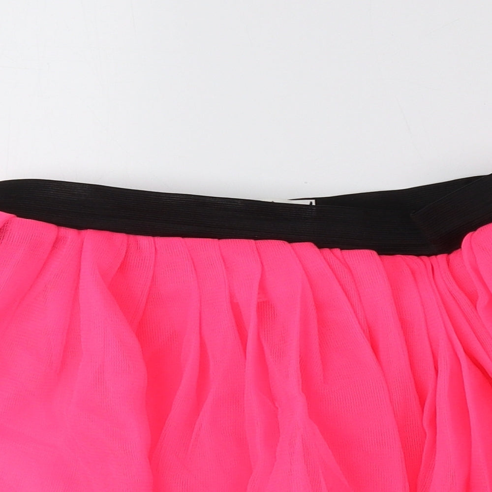 Red Star Girls Pink 100% Polyester A-Line Skirt One Size Regular Pull On - Tutu