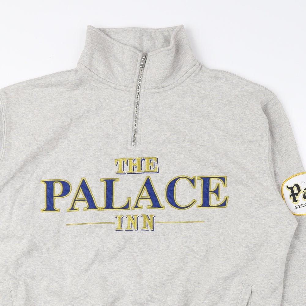 Palace Mens Multicoloured Cotton Pullover Sweatshirt Size L
