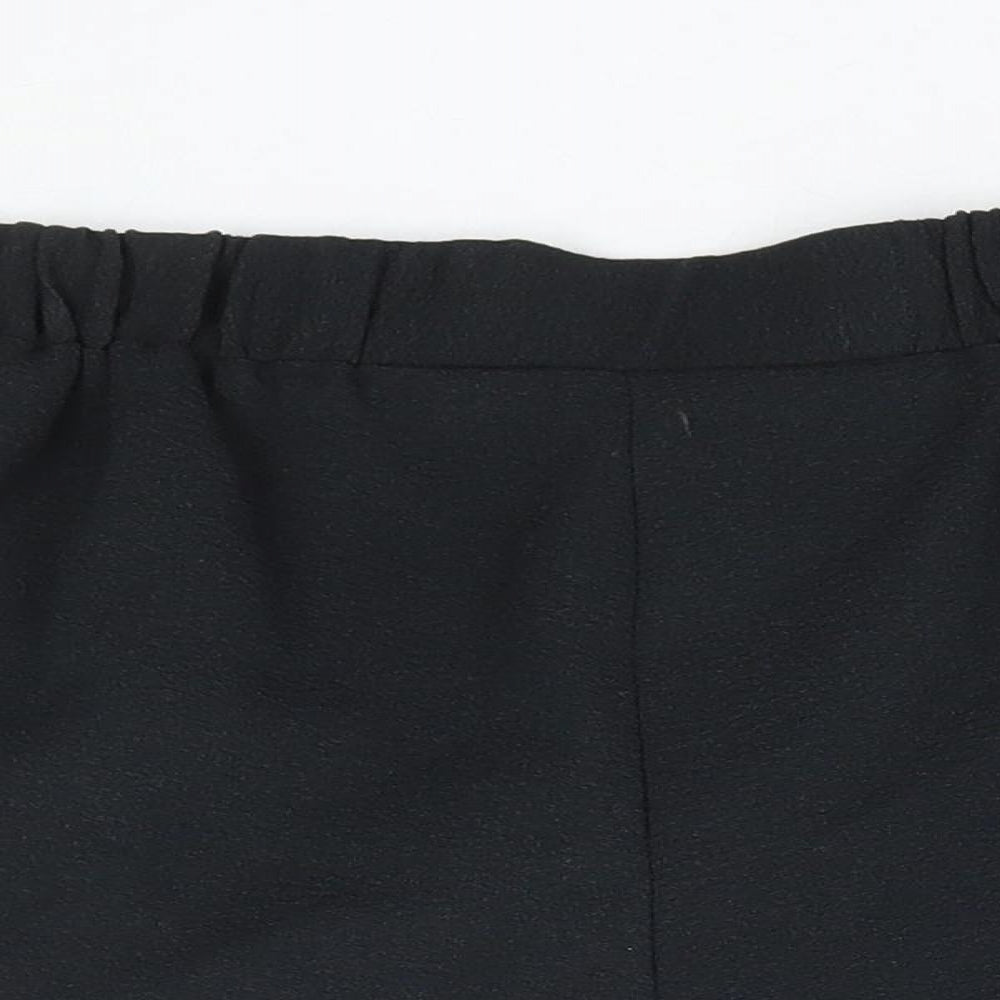 G21 Womens Black Polyester Hot Pants Shorts Size 10 L4 in Regular Pull On