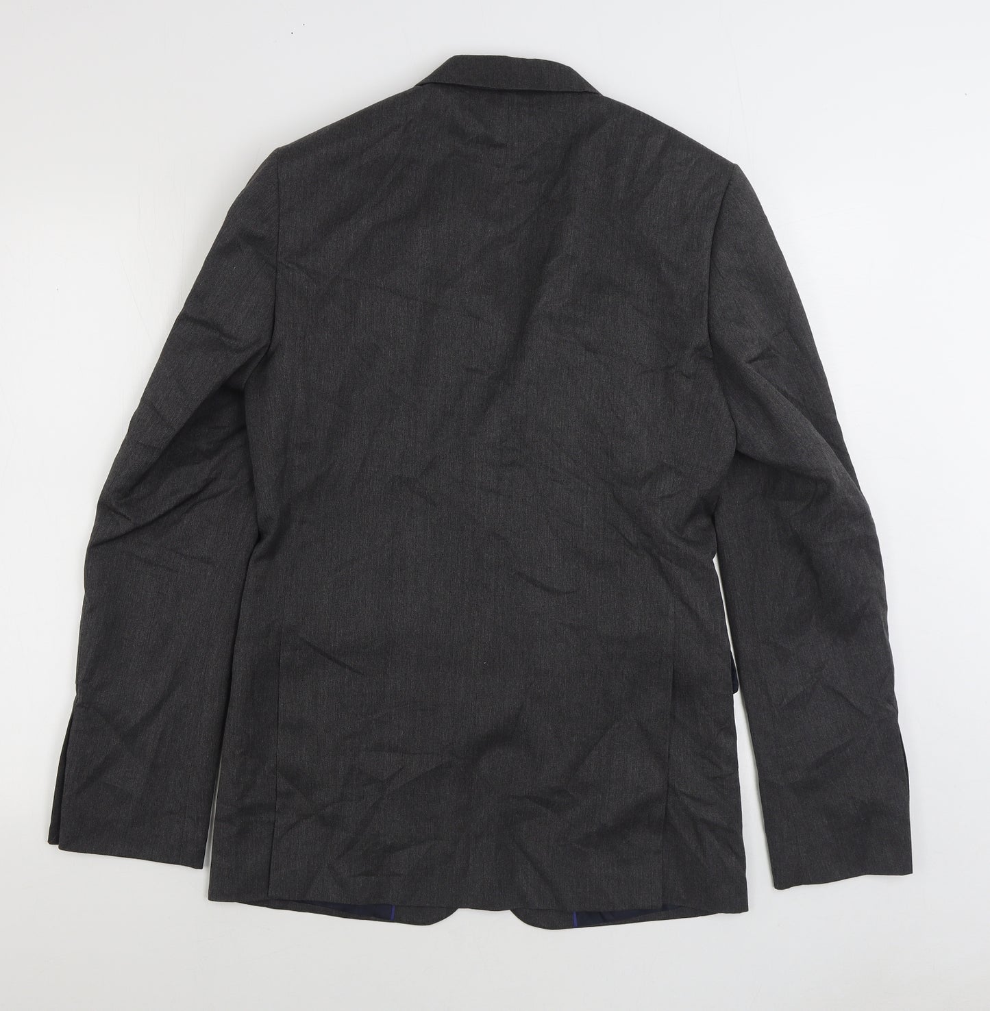 Marks and Spencer Mens Grey Polyester Jacket Suit Jacket Size 36