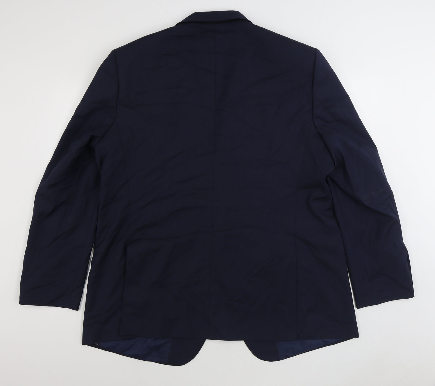 Marks and Spencer Mens Blue Polyester Jacket Suit Jacket Size 44
