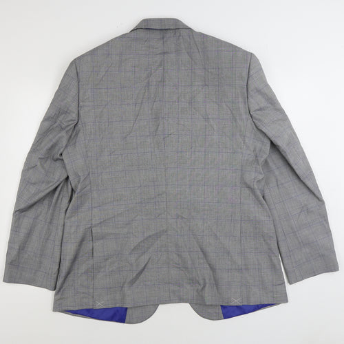 Marks and Spencer Mens Grey Polyester Jacket Suit Jacket Size 44