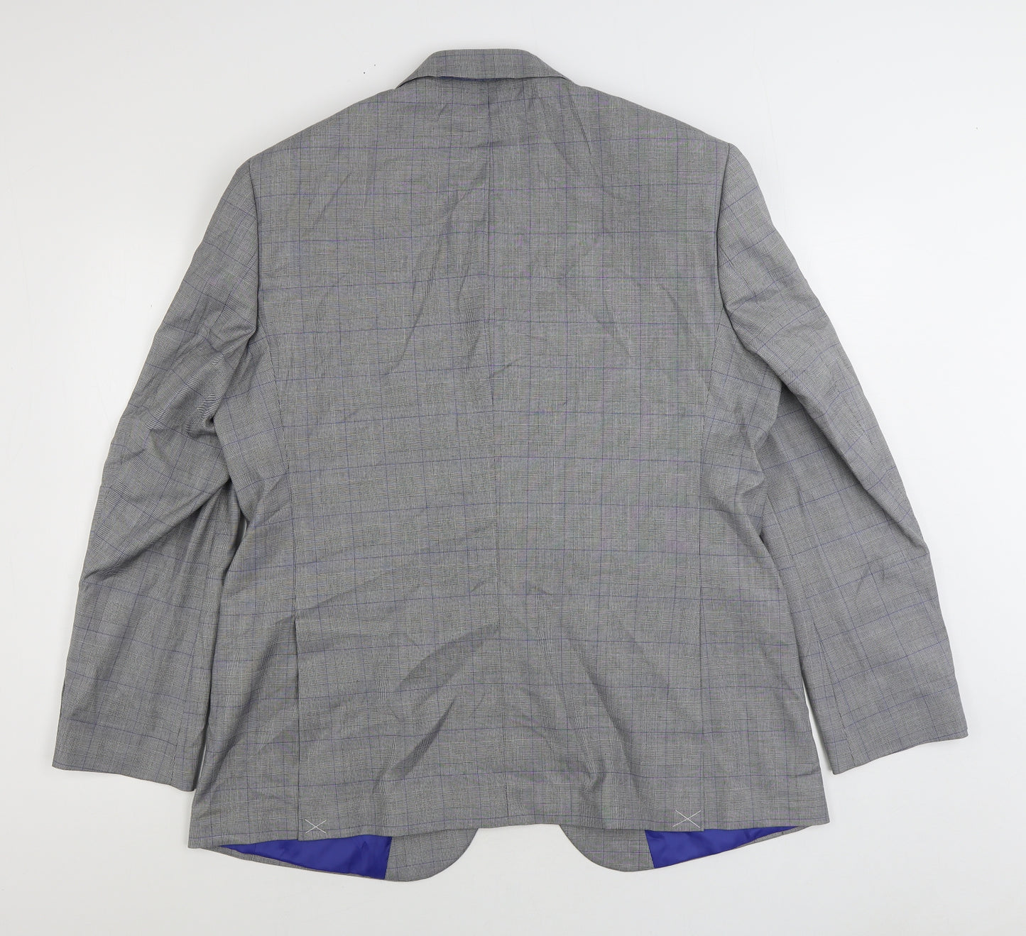 Marks and Spencer Mens Grey Polyester Jacket Suit Jacket Size 44