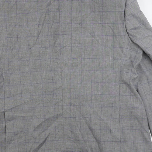 Marks and Spencer Mens Grey Polyester Jacket Suit Jacket Size 44