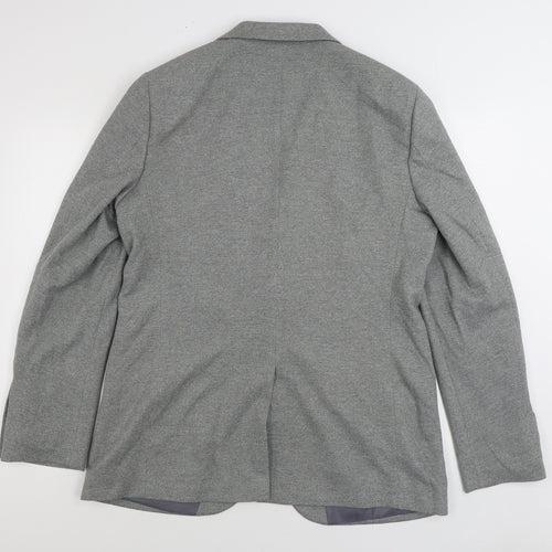 Marks and Spencer Mens Grey Polyester Jacket Suit Jacket Size 42