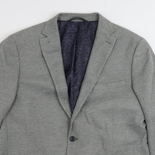 Marks and Spencer Mens Grey Polyester Jacket Suit Jacket Size 42
