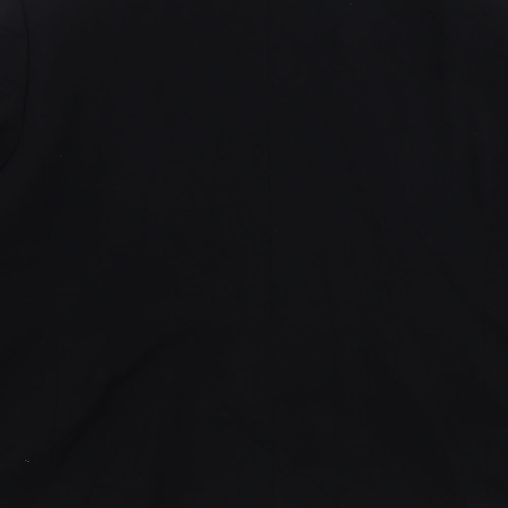 Marks and Spencer Womens Black Jacket Blazer Size 18 Button