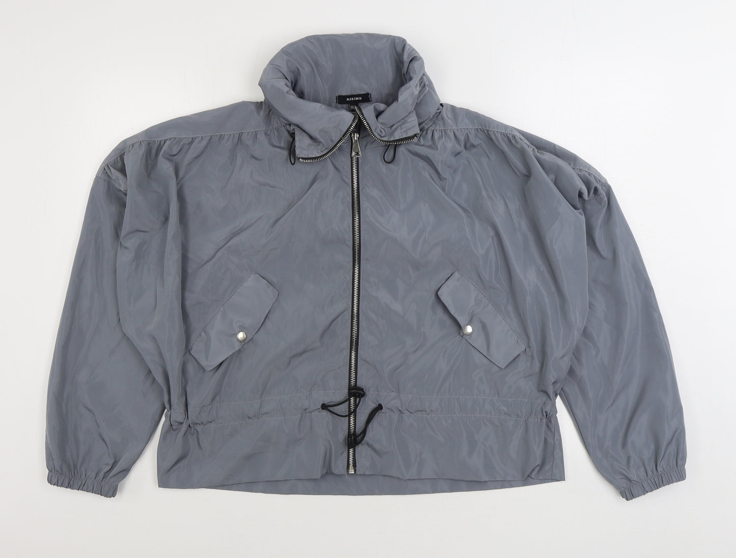 Rising Womens Grey Jacket Size M Zip