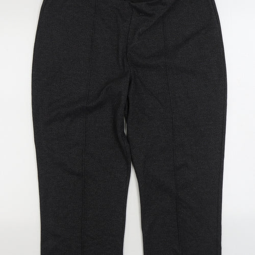 Bonmarché Womens Grey Polyester Trousers Size 18 L25 in Regular