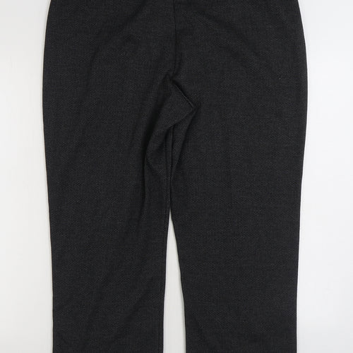 Bonmarché Womens Grey Polyester Trousers Size 18 L25 in Regular